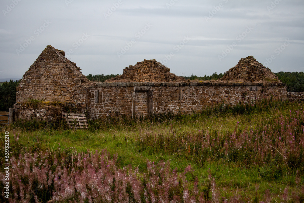 Fototapeta premium Abandoned English Cottage
