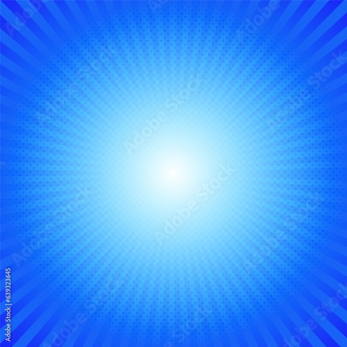 blue sunburst circus background retro
