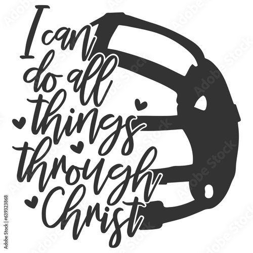 I Can Do All Things Through Christ - Wrestling Illustration