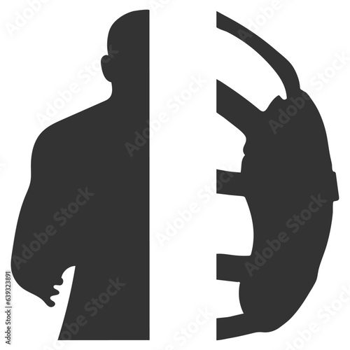 Wrestling Frame - Wrestling Illustration