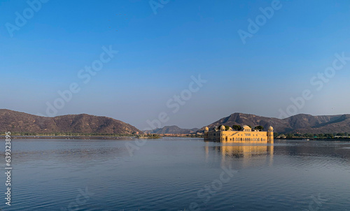 Landscape view of the Jal Mahal