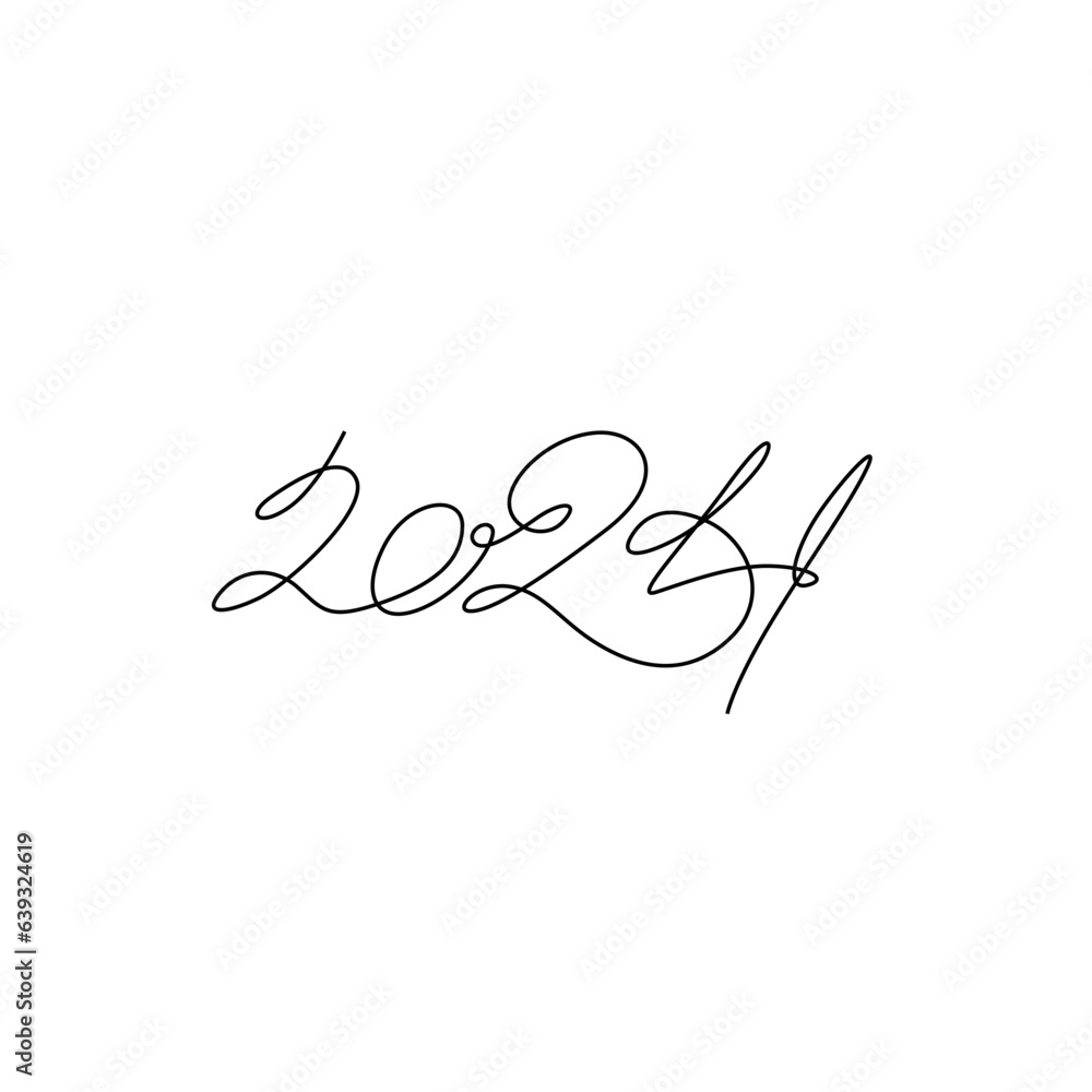 Calligraphy 2024 Year Sign Lettering 2024 Inscription Two Thousand   1000 F 639324619 LcbiqFRvewbAVT5UMdZQBro4Nh2qSwxM 