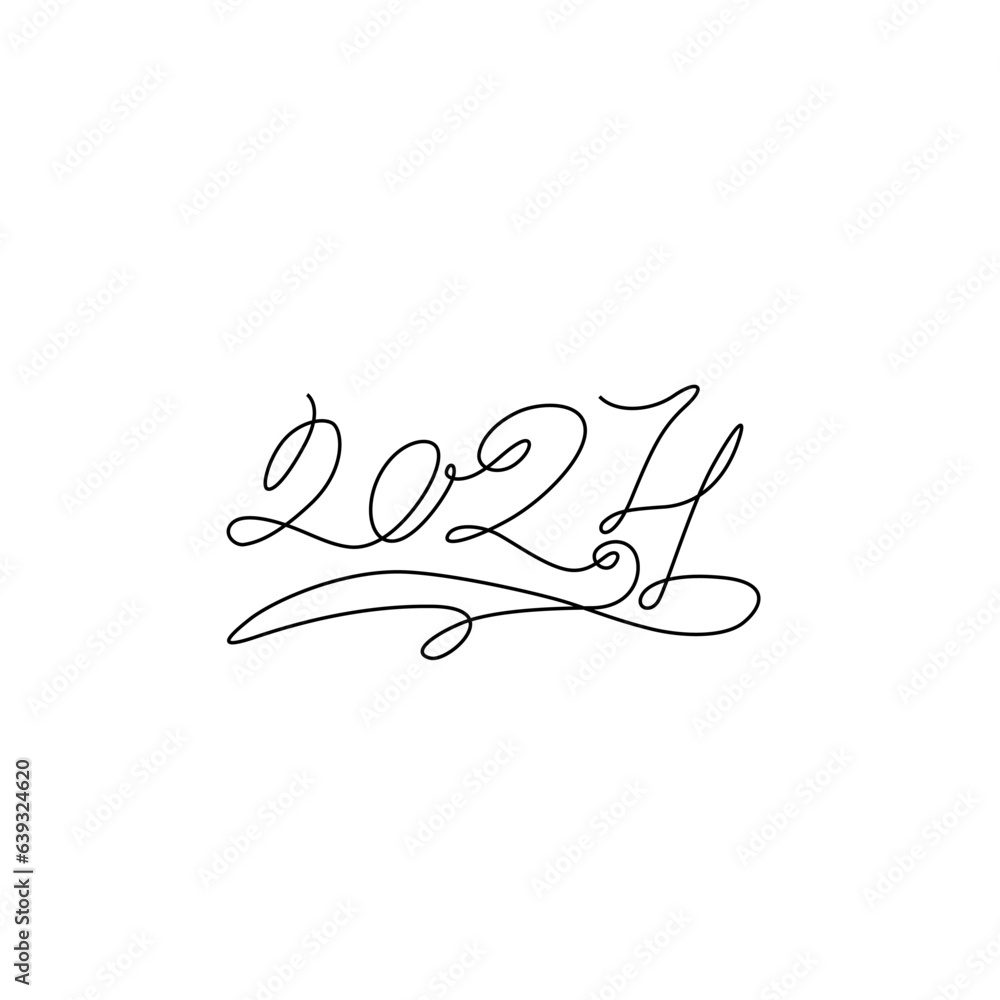 2024 inscription, calendar design postcard banner, two thousand twenty four continuous line drawing, calligraphy 2024 year sign lettering, single line on white background, vector line art. 2024 inscription, calendar design postcard banner, two thousand twenty four continuous line drawing, calligraphy 2024 year sign lettering, single line on white background, vector line art.