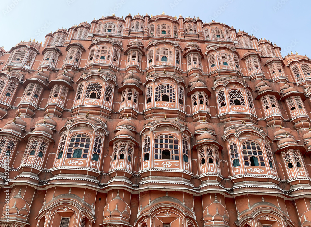 The Hawa Mahal. Built to take cover from scorching heat of Rajasthan Desert 