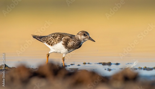 Ruddy Turnstone (Arenaria interpres) Aysa, Australia, spreads in Europe, America and Africa, but is rare. It is seen in Diyarbakir Tigris Valley during migration periods. photo