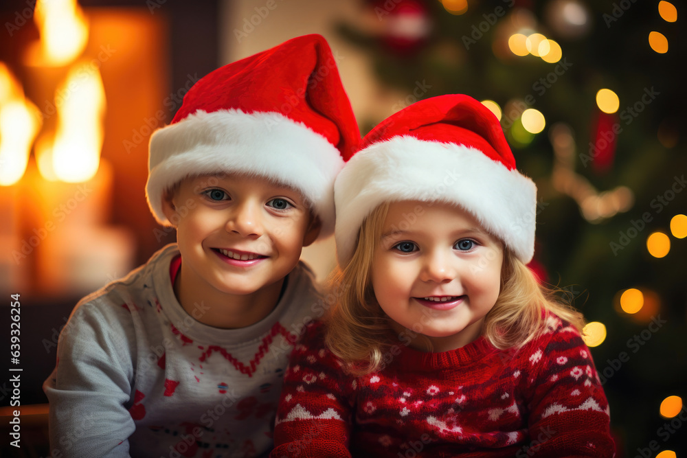 Cozy Christmas: Brother and Sister Celebrating Together Cozy Christmas: Brother and Sister Celebrating Together