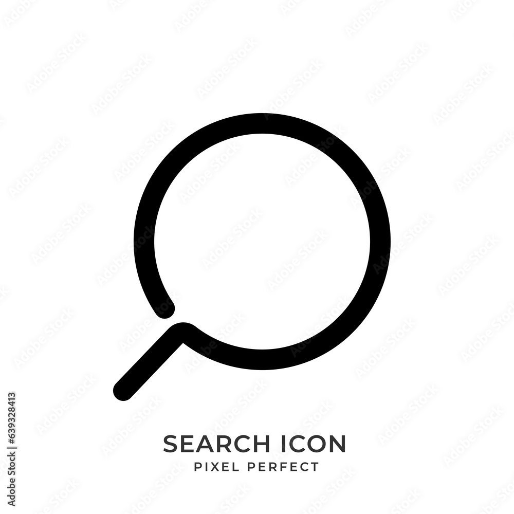 Search icon with style line. User interface icon. Vector illustration. Search icon with style line. User interface icon. Vector illustration.