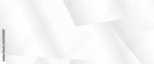 White and grey textured block squares or diamond shape geometric pattern, soft white background with triangle layers in abstract geometric pattern.