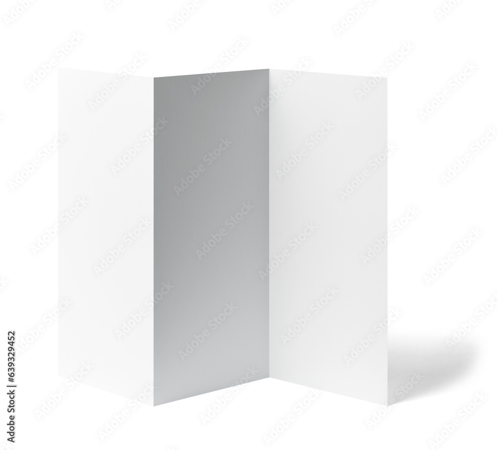 folded leaflet white blank paper template book folded leaflet white blank paper template book