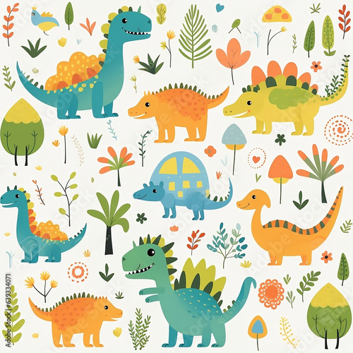  Adorable and Playful Dinosaur  A Fun Journey Back in Time 