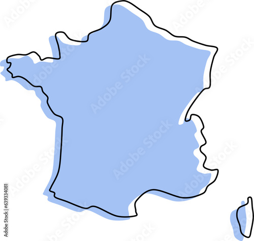 france map, france vector, france outline, france