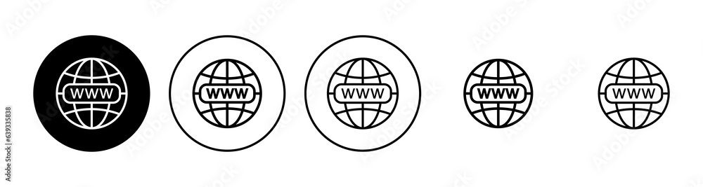 Web icon set. go to web icon. web click icon Web icon set. go to web icon. web click icon