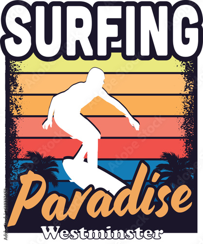 Westminster US cities t-shirt designs. Vector illustration. T-Shirt Design United States Of America