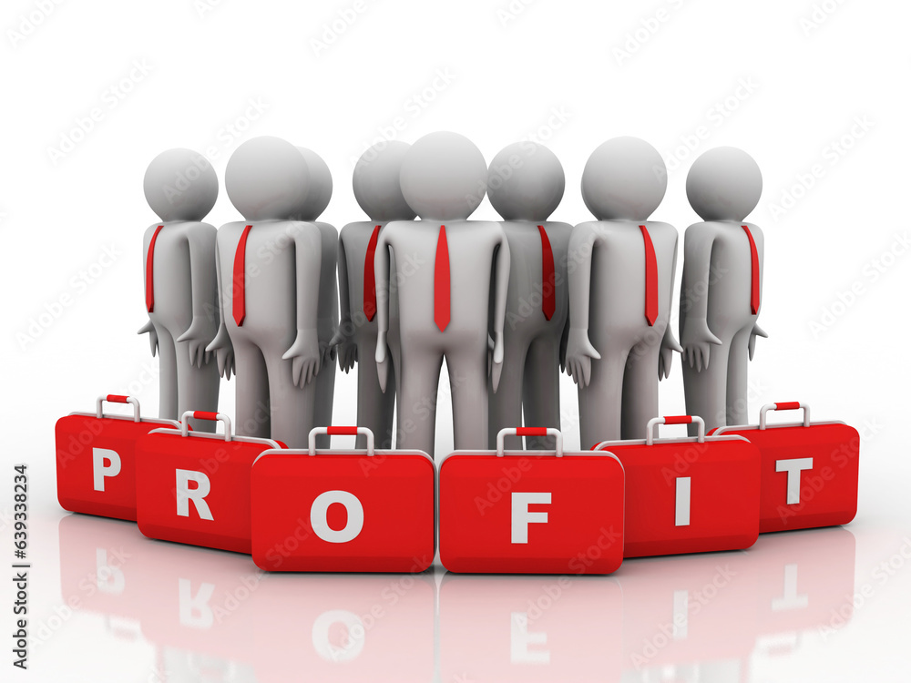 3d illustration Business Network holding profit
3d illustration Business Network holding profit