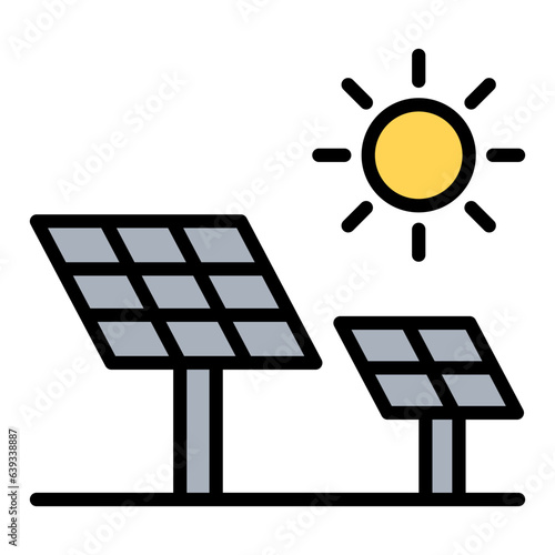 Solar panel icon © North