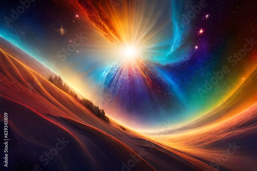 Sand dunes in the Sahara Desert, Merzouga, Morocco - Orange dunes in the dese...