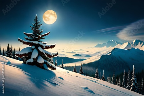 Wood triangles trees and natural candles on white background. Marry Christmas...