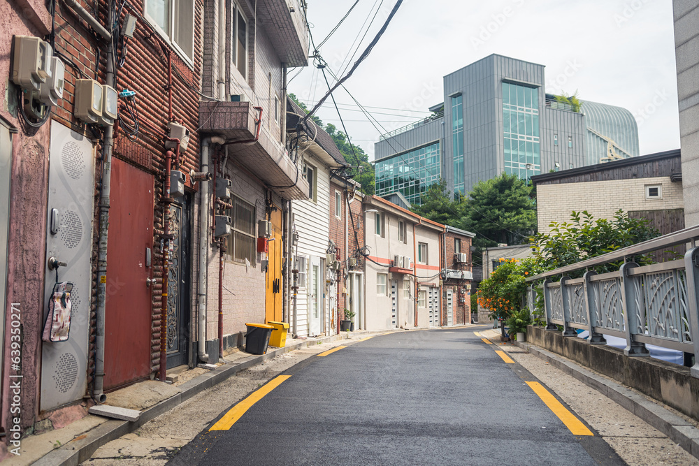 street view of seoul city, south korea