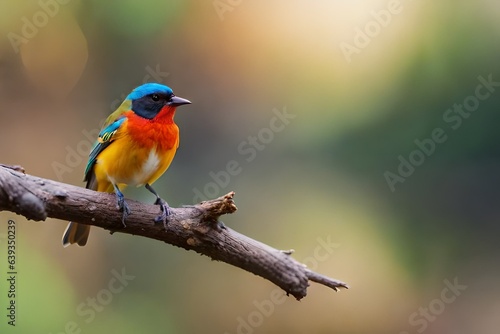 robin on a branch generated by AI © AB malik