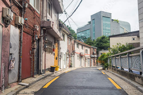 street view of seoul city, south korea