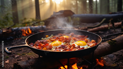 Picnic Perfection: Bacon and Eggs in the Great Outdoors