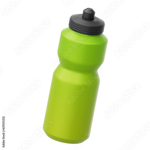 Sport Water Bottle 3D icon Isolate Transparent Background, 3D Rendering illustration