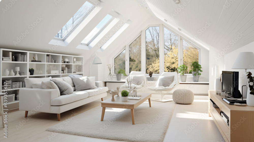 Scandinavian interior style: Natural Materials, Simple Furniture, Cozy Textiles, Natural Lights, Green Plants, Decorative Details, Warm Lighting.
Generative AI Scandinavian interior style: Natural Materials, Simple Furniture, Cozy Textiles, Natural Lights, Green Plants, Decorative Details, Warm Lighting.
Generative AI