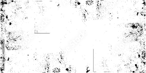 Wallpaper Mural Black and white grunge. Distress overlay texture. Abstract surface dust and rough dirty wall background concept. Vector splatter grunge black and white background. Torontodigital.ca