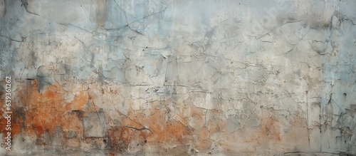 Background with stone grunge texture displaying an imperfect and aged wall cracked and with peeling paint