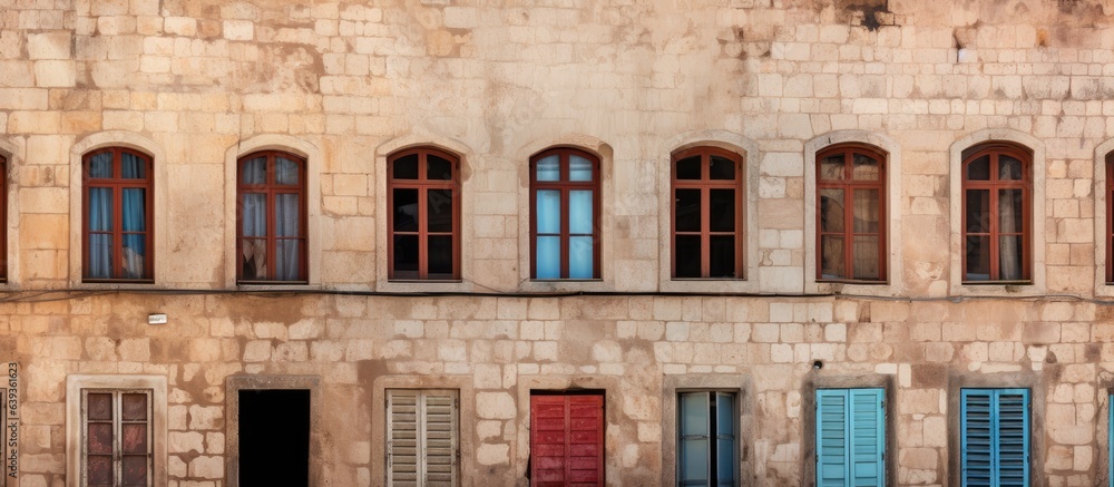 Constructing windows in the historic town