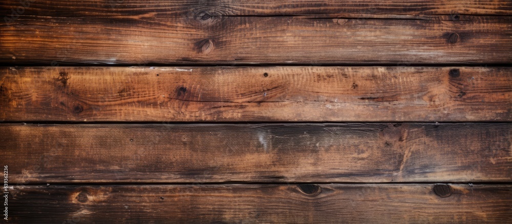 Aged wooden planks with texture and pattern serve as a background Aged wooden planks with texture and pattern serve as a background