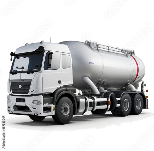 oil truck on transparent background