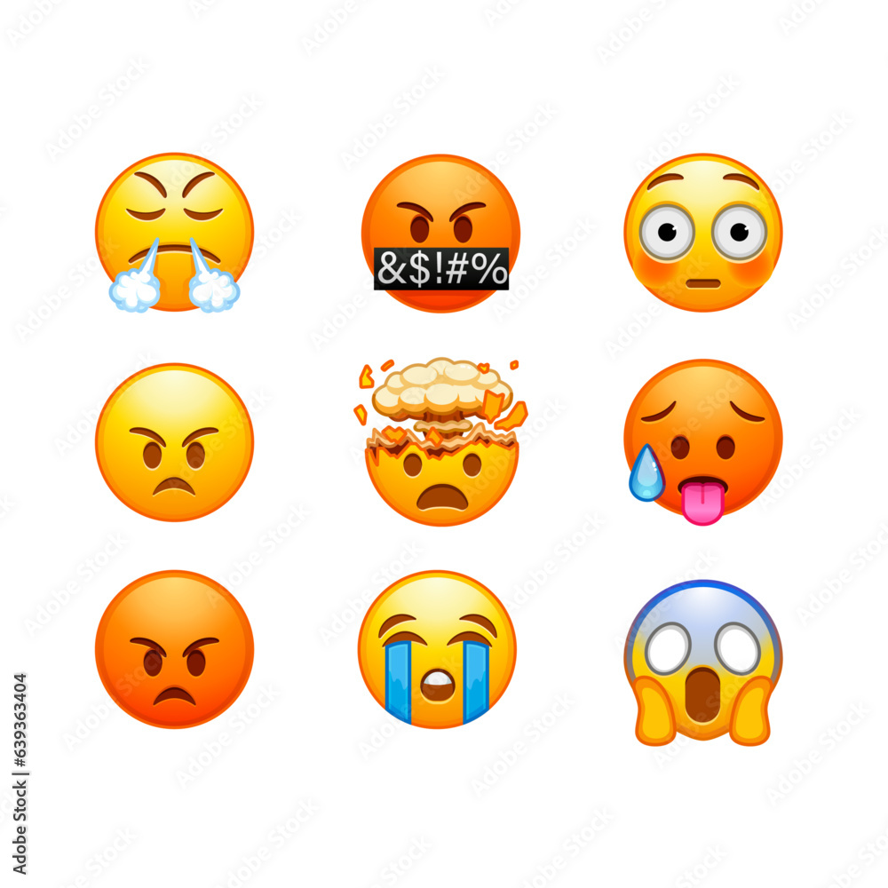 Emojis iOS enojado Emojis iOS enojado