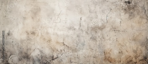 A cracked peeling wall with a grimy vintage texture for backdrop © HN Works