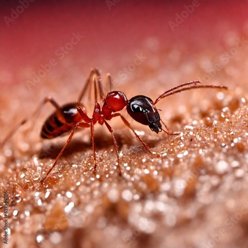 black ant on macro © Nandang
