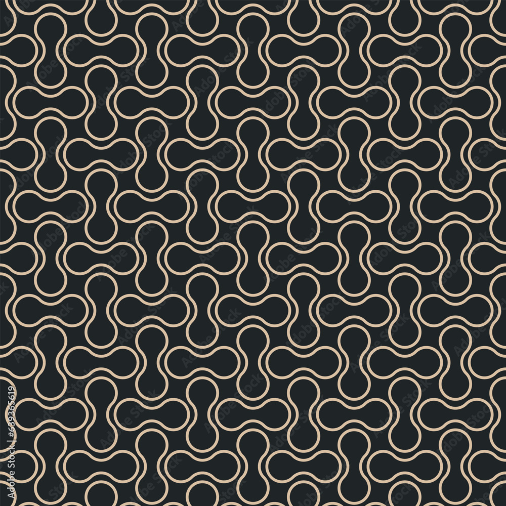 Geometric seamless pattern design arabic and islamic style background 