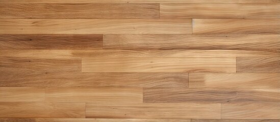 Oak laminate parquet floor texture background with no visible joints