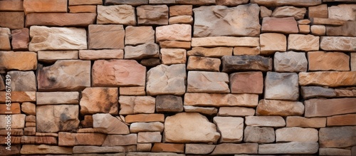 Background of decorative stone wall