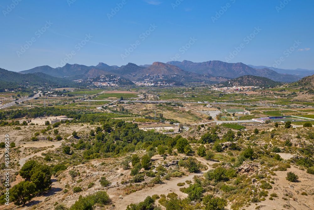 Panoramic view from the Sagunto Castle hill
