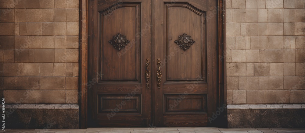 door entrance closeup