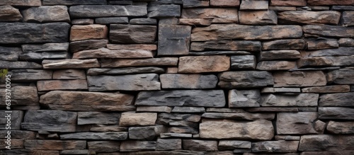 Walls made of stone are stacked