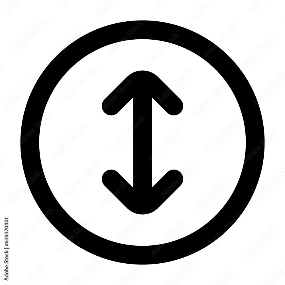 Arrow Vertical Icon - High-Quality Vertical Arrow Symbol for Web, Mobile, Navigation, and User Interface Design Arrow Vertical Icon - High-Quality Vertical Arrow Symbol for Web, Mobile, Navigation, and User Interface Design
