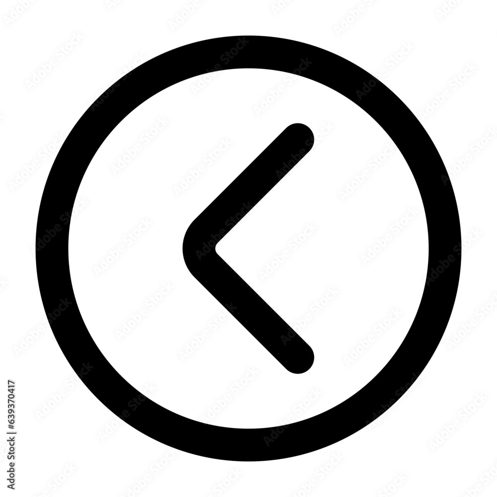 Left Arrow Icon - High-Quality Leftward Arrow Symbol for Web, Mobile, Navigation, and User Interface Design Left Arrow Icon - High-Quality Leftward Arrow Symbol for Web, Mobile, Navigation, and User Interface Design