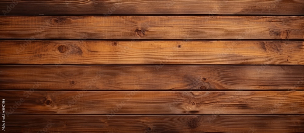 Fototapeta premium Brown wood boards with natural texture and background