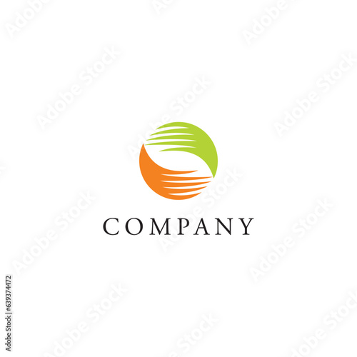 Globe logo design, hands, eco, foot steps, care, round, circle, world, nonprofit, NGO, organization. editable vector 