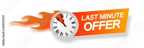 Last minute offer hot sale bright . Sale countdown badge.Hot sales limited time only discount promotions.Vector