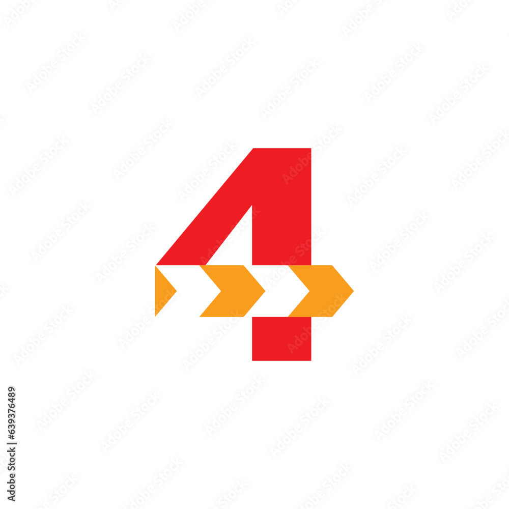 letter 4 digit logo design, typography, direction, aero, tech, education, marketing logo letter 4 digit logo design, typography, direction, aero, tech, education, marketing logo