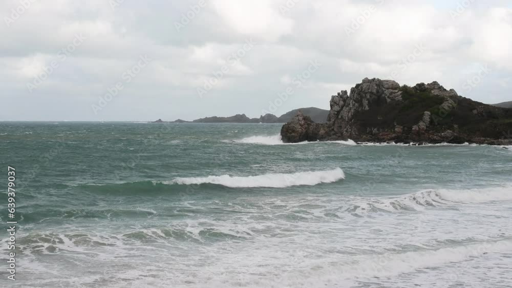 Joli paysage de mer sur la côte bretonne - France Joli paysage de mer sur la côte bretonne - France