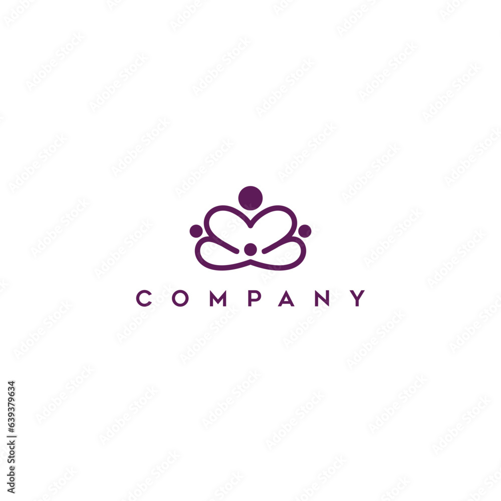 Yoga logo design. wellness, health and fitness logo, medical, treatment