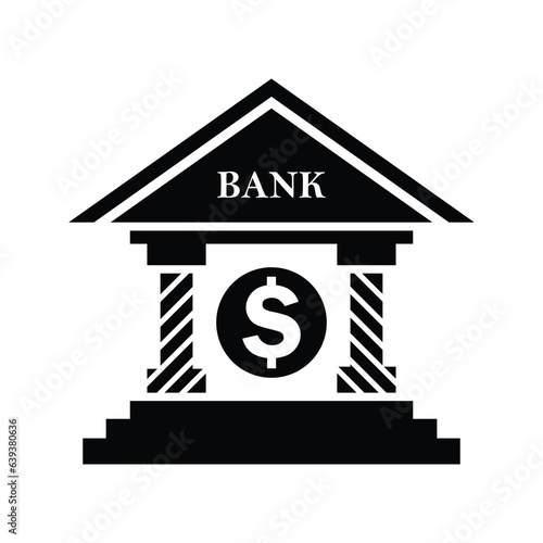 Financial institution, bank, finance icon